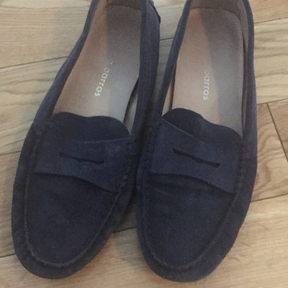 Mocassins blue suede